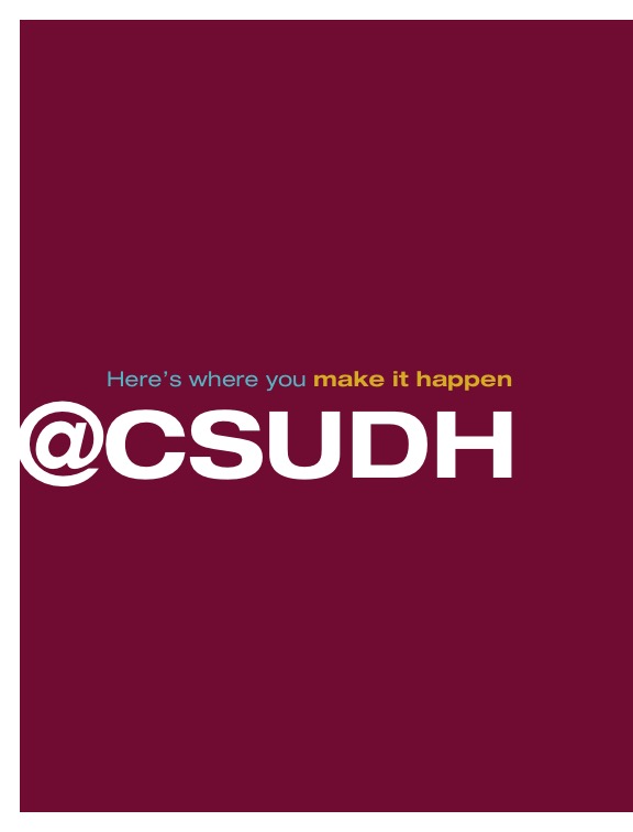 CSUDH print brochure