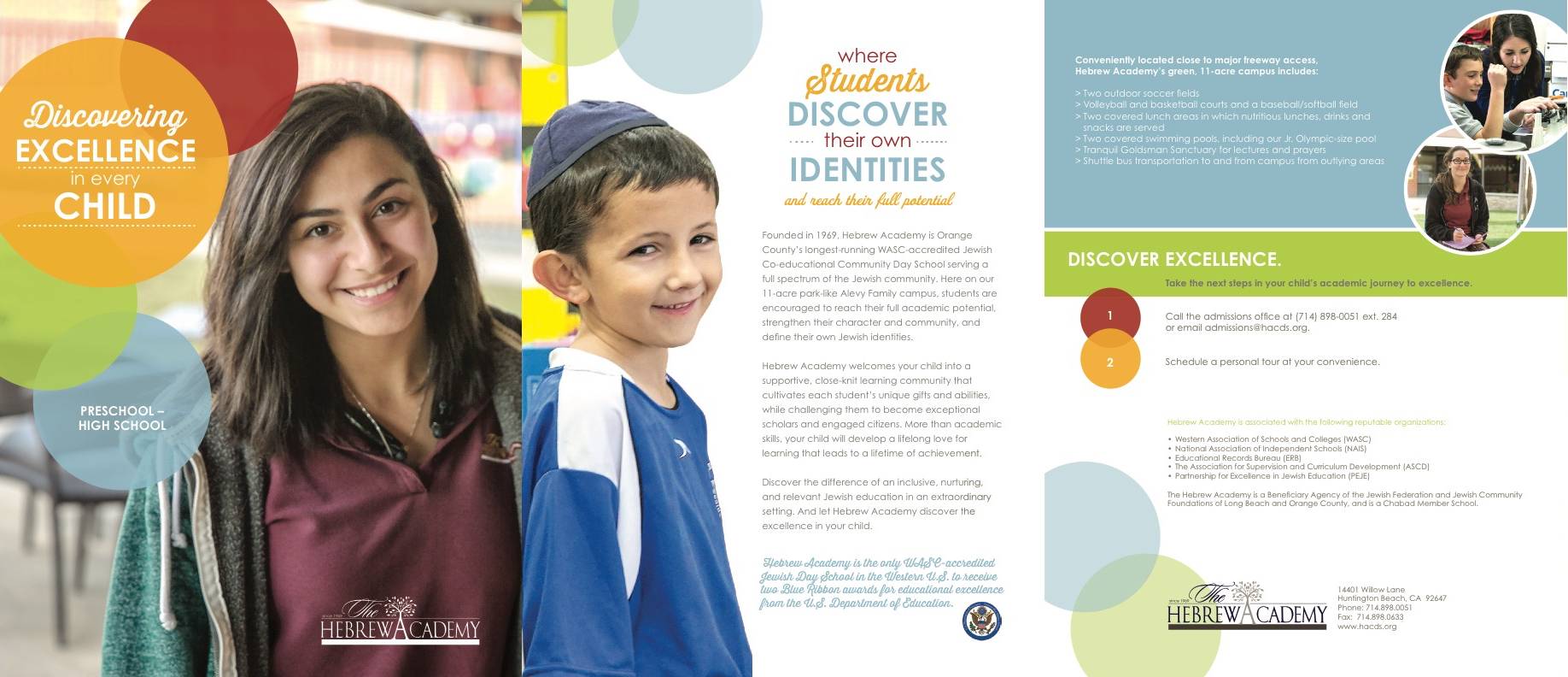 The Hebrew Academy brochure