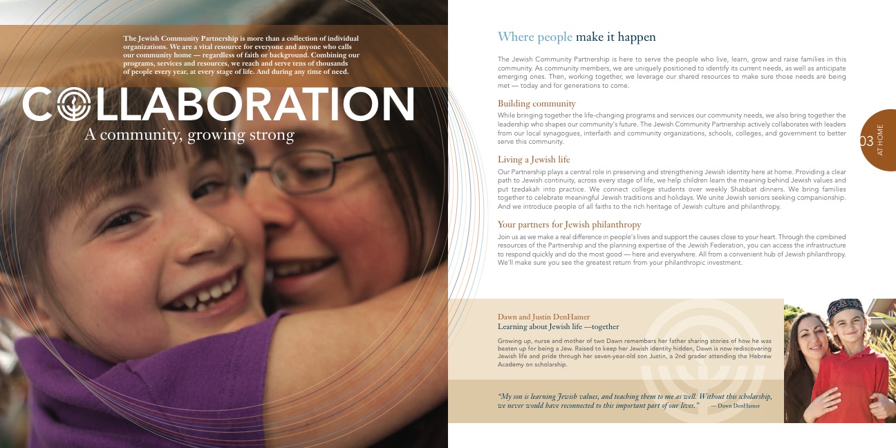 The Jewish Federation brochure